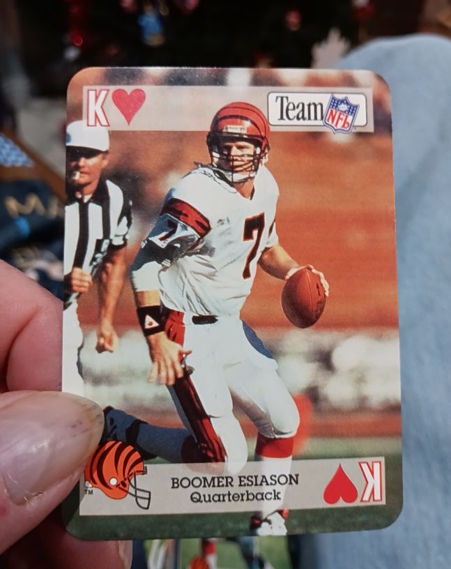 1992 Sport Decks King of Hearts Boomer Esiason — front