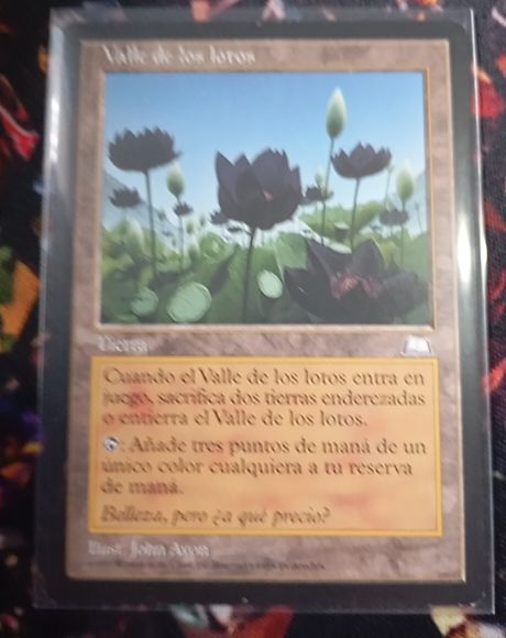 1997 Magic: The Gathering #165 Lotus Vale — front