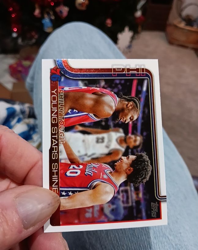 2025-26 Topps #275 Philly Tough: Young Stars Shine Jared McCain — front