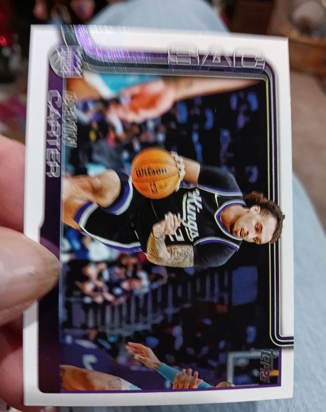 2025-26 Topps #165 Devin Carter Sacramento Kings — front