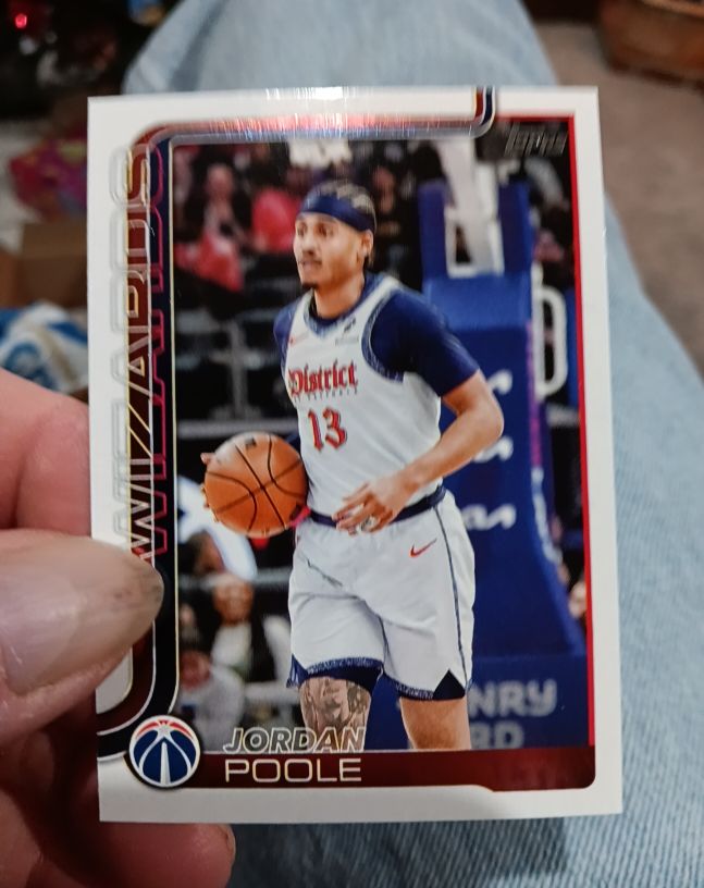 2025-26 Topps #94 Jordan Poole Washington Wizards — front
