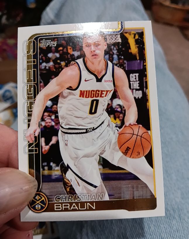 2025-26 Topps #102 Christian Braun — front
