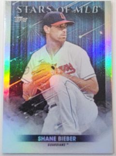 2022 Topps Stars of MLB #SMLB-42 Shane Bieber — front