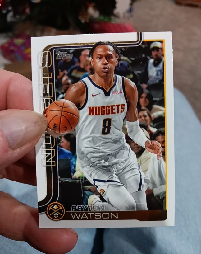 2025-26 Topps #106 Peyton Watson — front