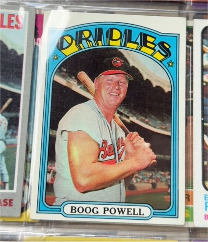 1972 Topps #250 Boog Powell — front