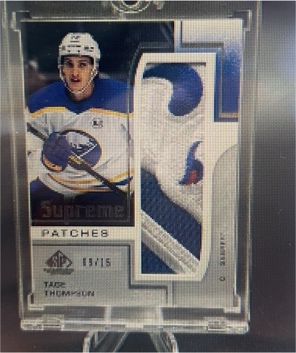 2009 SP Authentic Supreme Patches #Tyler Thompson — front