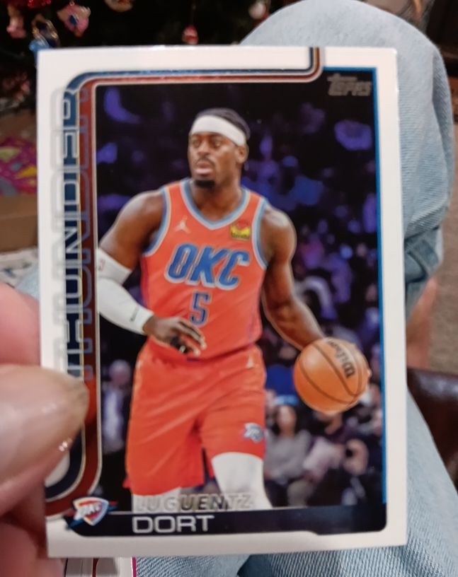2025-26 Topps #117 Luguentz Dort — front