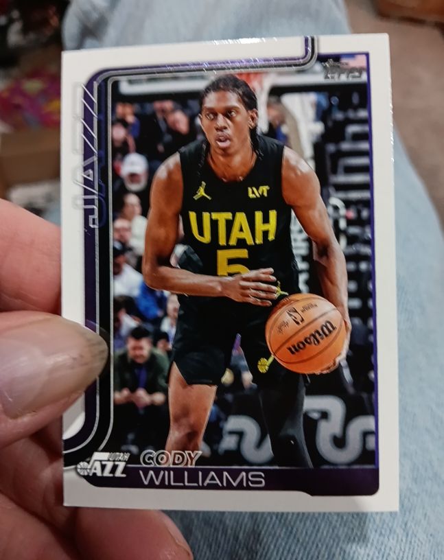 2025-26 Topps #130 Cody Williams — front