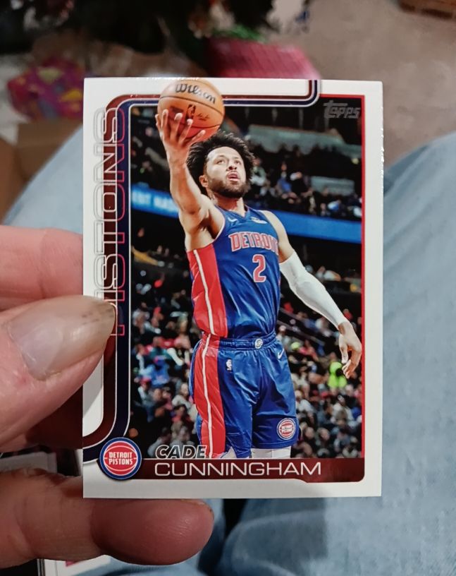 2025-26 Topps #40 Cade Cunningham — front