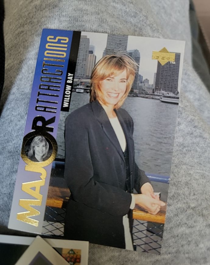 1995-96 Upper Deck Major Attractions #345 Willow Bay — front