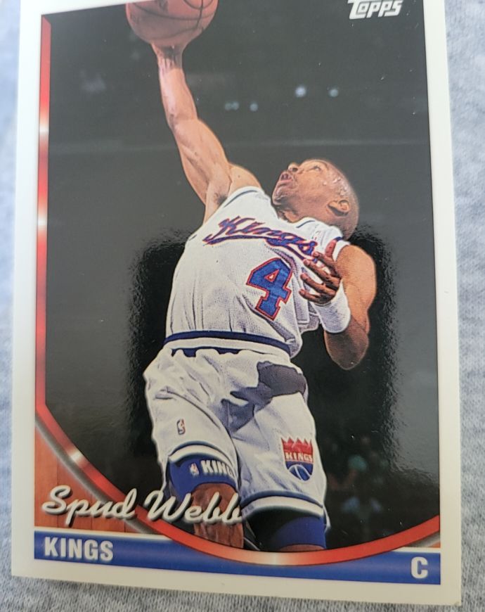1993-94 Topps #169 Spud Webb Sacramento Kings — front
