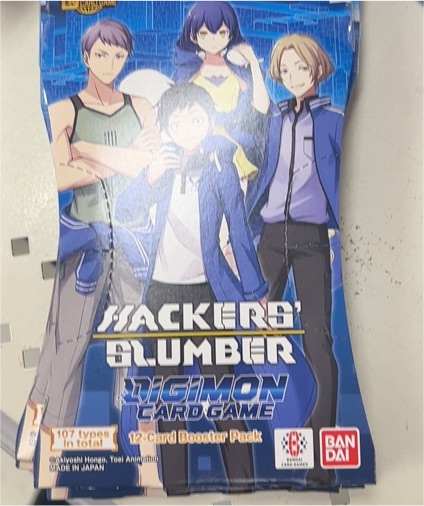 Digimon Card Game Hackers' Slumber Booster Pack BT23 — front