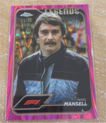 2024 Topps Chrome Formula 1 #189 Nigel Mansell — front