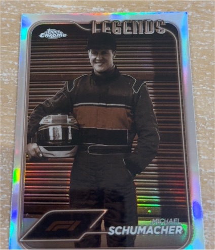 2024 Topps Chrome Formula 1 #187 Michael Schumacher F1 Legends — front