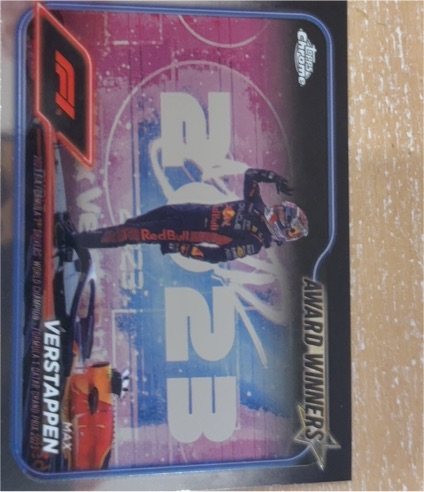2024 Topps Chrome Formula 1 #183 Max Verstappen Award Winners — front