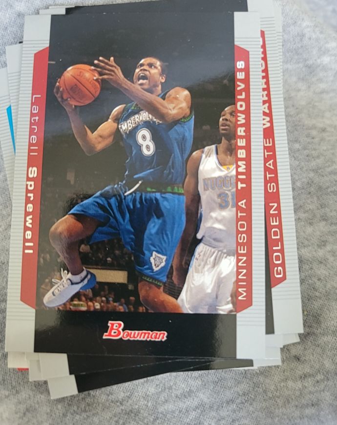 2004 Bowman Latrell Sprewell — front
