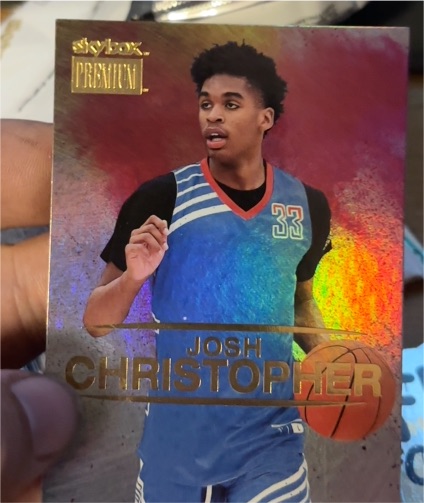 2021 Skybox Metal Universe Champions #S-34 Josh Christopher Skybox Premium — front