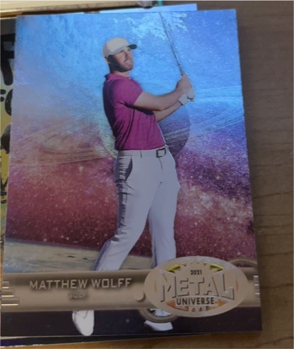 2021 Skybox Metal Universe Champions 1997-98 Retro #RB-12 Matthew Wolff — front