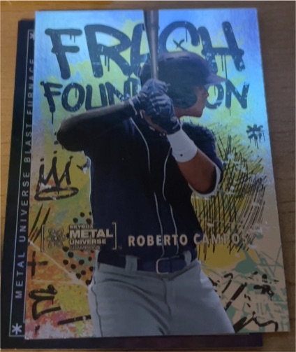 2021 Skybox Metal Universe Champions Fresh Foundation #FF39 Roberto Campos — front