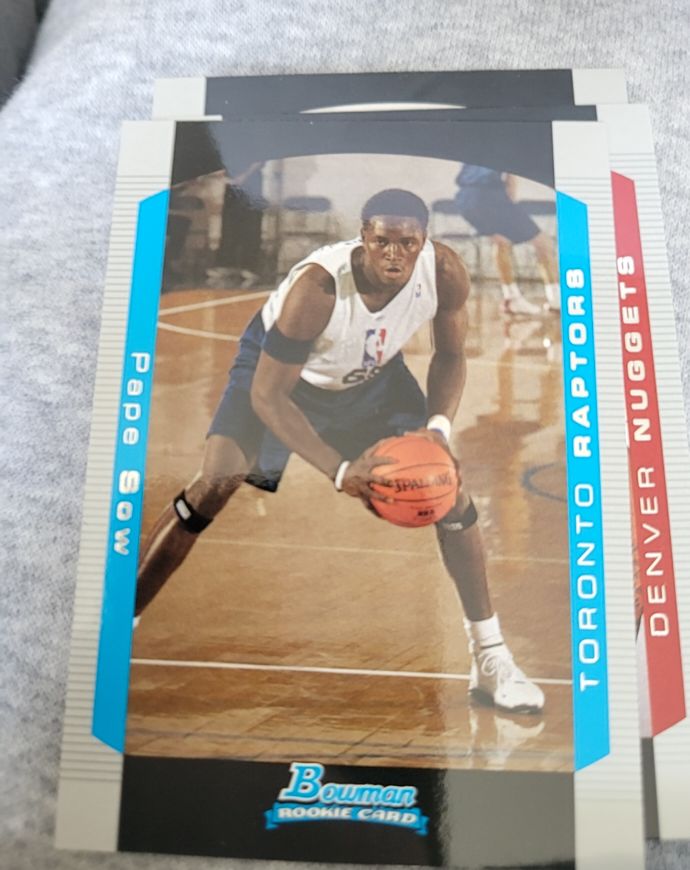 2004 Bowman #140 Pape Sow — front
