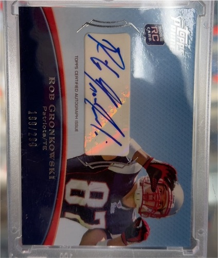 2010 Topps Prime #162 Rob Gronkowski Rookie Autograph — front
