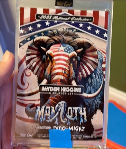 2025 Wild Card Mammoth #DMMMA01-JH Jayden Higgins — front