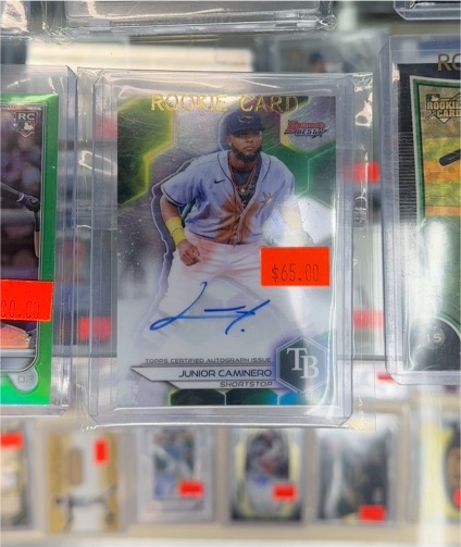 2023 Bowman's Best #B23-JCO Junior Caminero — front