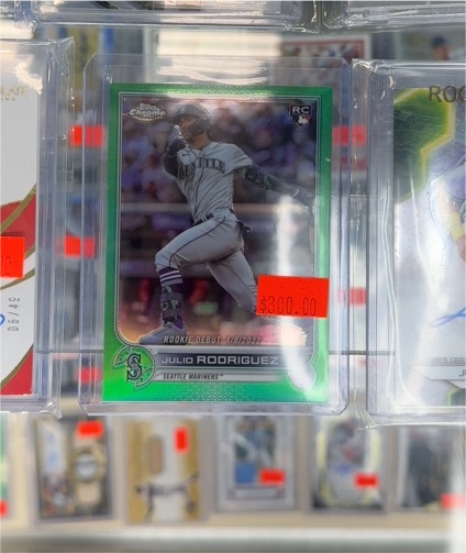 2022 Topps Chrome Update #USC165 Julio Rodriguez Rookie Debut — front