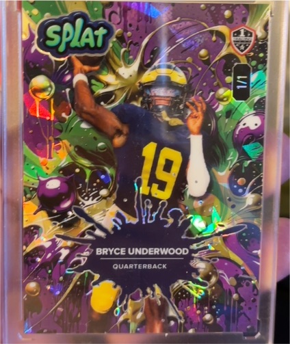 2025 Wild Card Splat #SPLAT Bryce Underwood — front