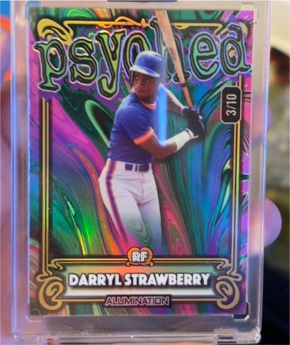2024 Wild Card Alumination Psyched #AP-DS Darryl Strawberry — front