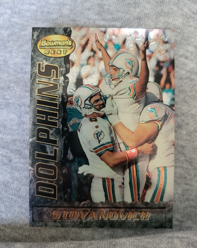 1995 Bowman's Best #419 Pete Stoyanovich — front
