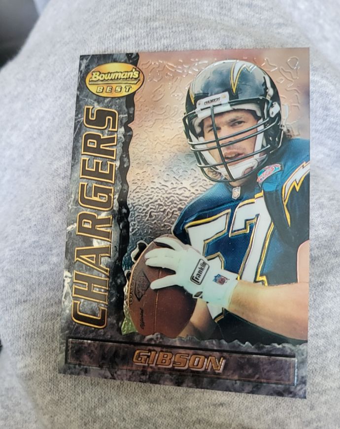 1995 Bowman's Best #55 Dennis Gibson — front