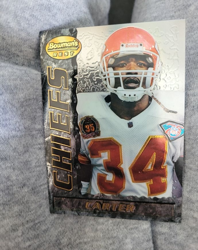 1995 Bowman's Best #15 Dale Carter — front