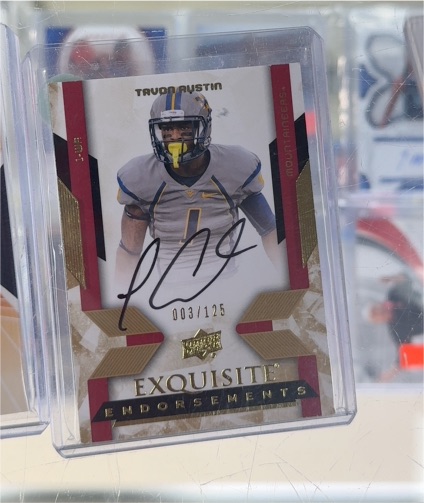 2013 Upper Deck Exquisite Endorsements #3 Trayvon Austin — front