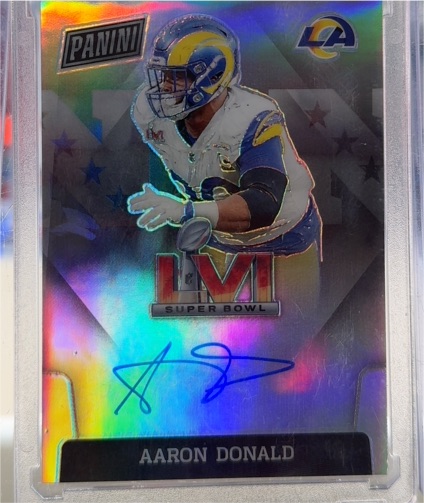 2023 Panini Super Bowl LVI Aaron Donald — front