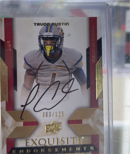 2013 Upper Deck Exquisite Collection Endorsements #125 Tavon Austin — front