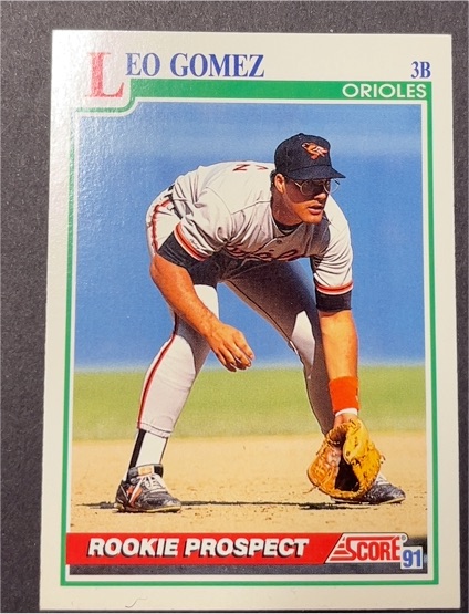 1991 Score #725 Leo Gomez — front