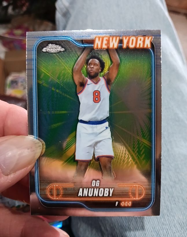 2024-25 Topps Chrome #60 OG Anunoby — front
