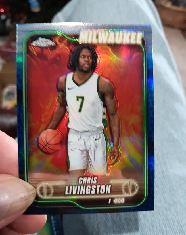 2024-25 Topps Chrome #70 Chris Livingston — front