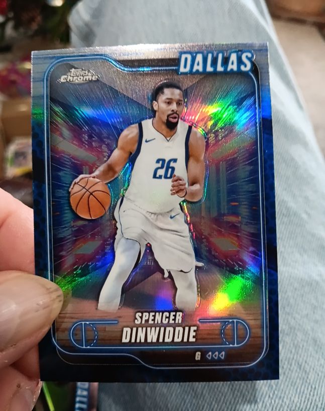2024-25 Topps Chrome #175 Spencer Dinwiddie — front