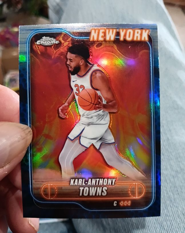 2024-25 Topps Chrome #52 Karl-Anthony Towns — front