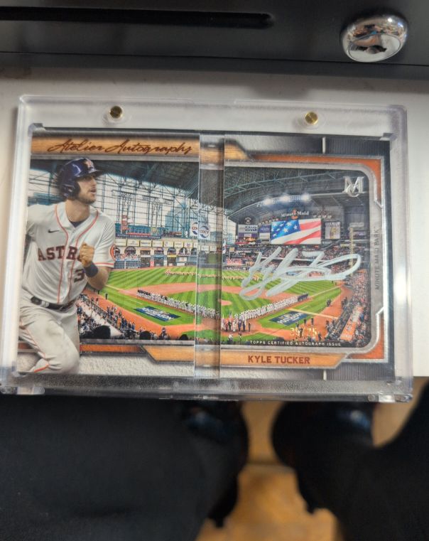 2023 Topps Museum Collection Atelier Autograph Book Kyle Tucker — front