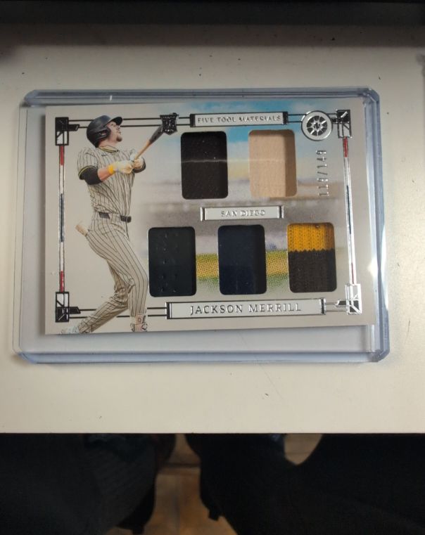2024 Panini Boys of Summer Five Tool Materials #FT-JM Jackson Merrill — front