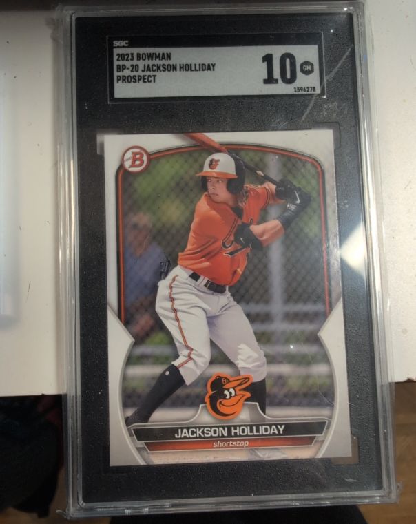 2023 Bowman #BP-20 Jackson Holliday — front