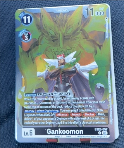 2023 Digimon TCG BT23-057 Gankoomon — front