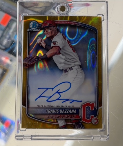 2025 Bowman Chrome Prospects #CPA-TB Travis Bazzana — front