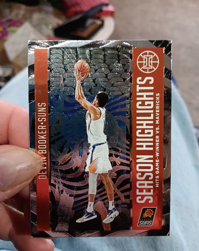 2020-21 Panini Illusions #5 Devin Booker Season Highlights — front