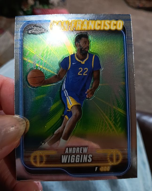 2024-25 Topps Chrome #155 Andrew Wiggins — front