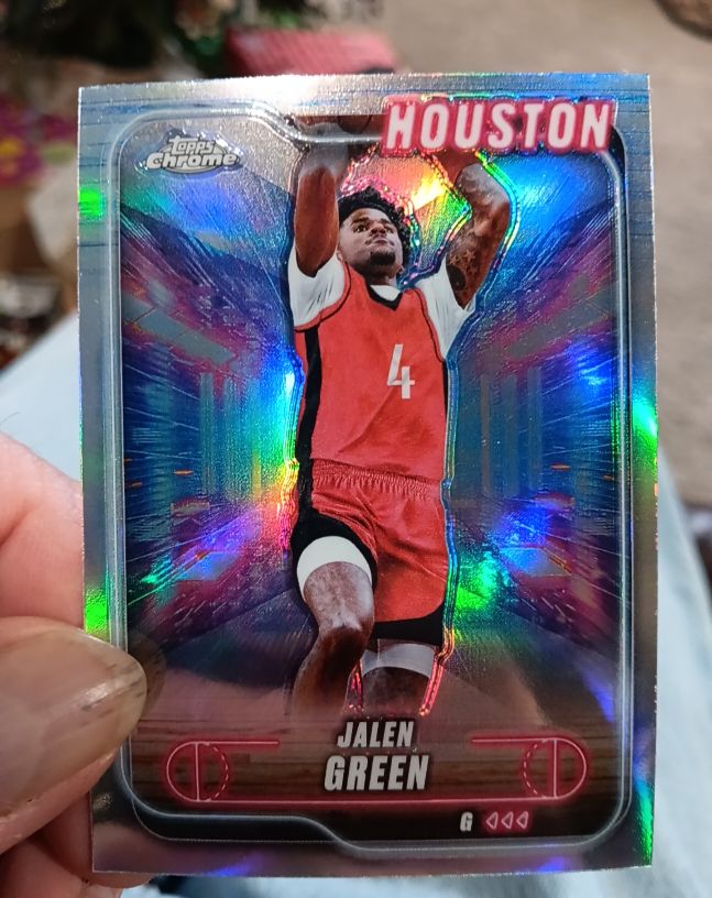 2024-25 Topps Chrome #199 Jalen Green — front