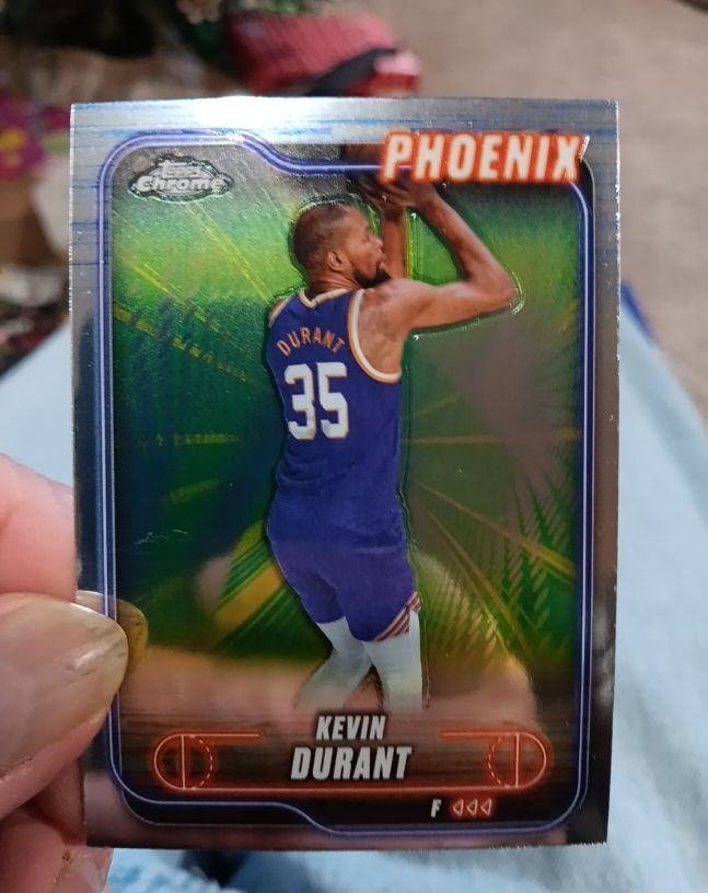 2024-25 Topps Chrome #101 Kevin Durant Phoenix Suns — front